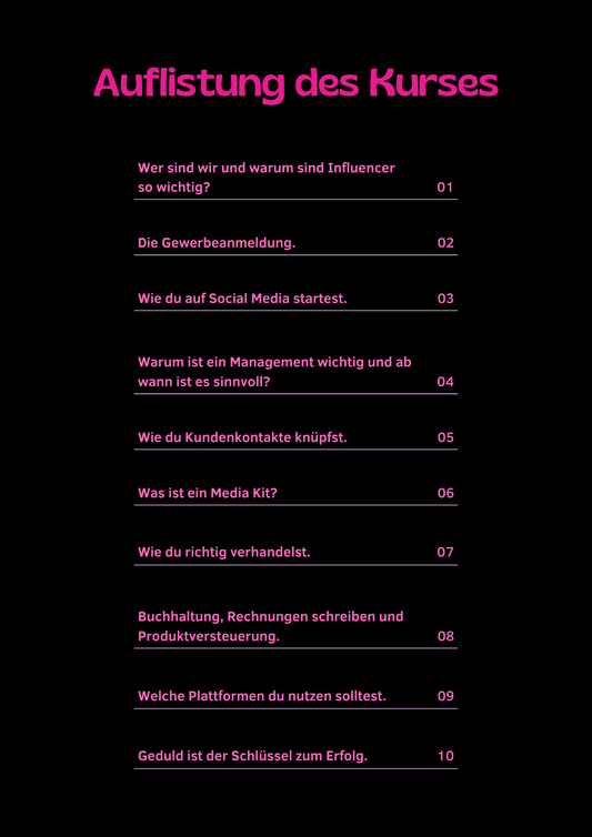 Werde zum Influencer:  Ausstieg aus dem 9-to-5